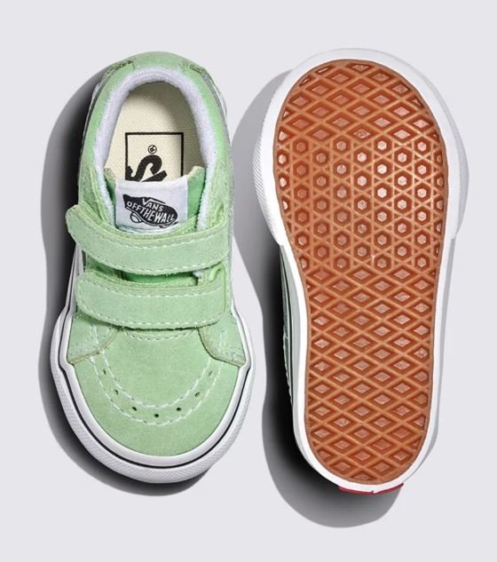 Tênis Juvenil Vans SK8 Mid Reissue V - Color Theory Pistachio GR