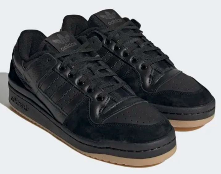 Tênis Masculino Adidas Forum 84 Low - Core Black / Core Black