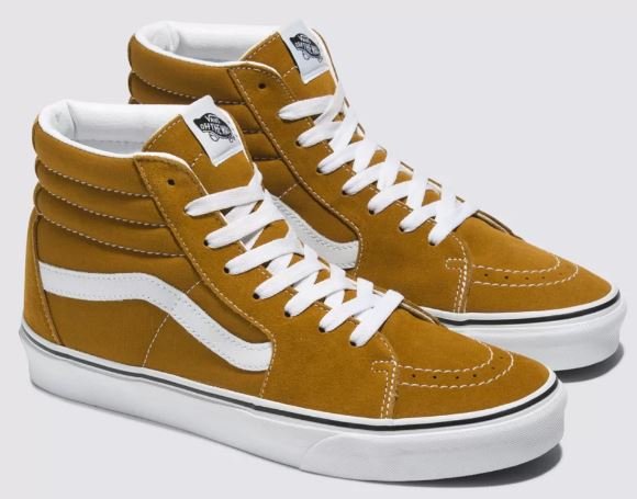 Tênis Masculino Vans SK8 HI Color Theory - Golden Brown