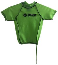 Lycra Infantil Session Manga Curta - Verde Limão