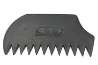Raspador SDA Pequeno de Parafina para Prancha de Surf - Preto