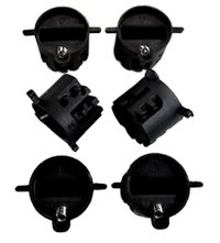 Copinhos para Prancha de Surf Expans Flex 6 unidades - Preto