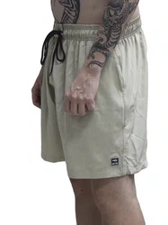 Bermuda De Banho Masculina HB Básico - Bege