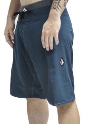 Bermuda De Banho Volcom Lido Solid - Azul