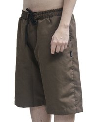 Bermuda De Elastico Chocolate Chunk - Marrom