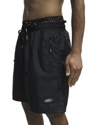 Bermuda De Elástico Masculina Wats Circle Tag - Preto