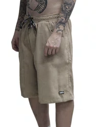 Bermuda De Elástico Masculina Wats Veludo - Marrom