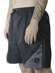 Bermuda De Elastico Plano C Corporation - Preto