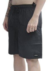Bermuda De Elastico Rip Curl Abi Washed Volley - Preto