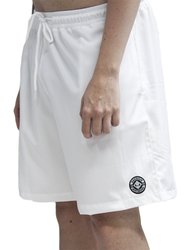 Bermuda De Elastico Session Skateboard Logo - Branco