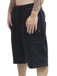 Bermuda De Passeio Chocolate Twill Jogger - Preto