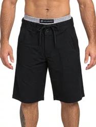 Bermuda De Passeio Masculina Federal Art Sarja - Preto