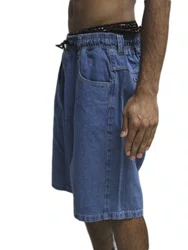 Bermuda De Passeio Masculina Hocks Jeans Jogger Bag - Jeans