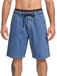 Bermuda De Passeio Masculina Hocks Jeans Jogger Bag - Jeans