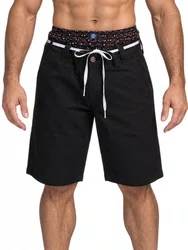 Bermuda De Passeio Masculina Hocks Sarja Enigma - Preto