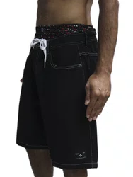 Bermuda De Passeio Masculina LRG Jeans Lifted Walk Denin - Preto