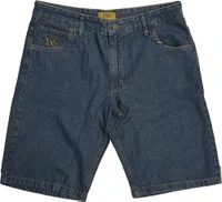 Bermuda de Passeio Masculina Plano C Jeans Demim Army Wash - Marinho