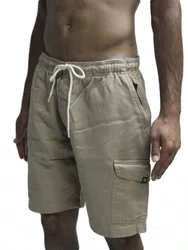 Bermuda De Passeio Masculina Rvca Chilling Cargo - Caqui