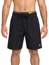 Bermuda De Passeio Masculina Surfly 4 Partes Lisa - Preto