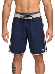 Bermuda De Passeio Masculina Surfly Perna Redonda Lisa - Marinho