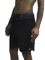 Bermuda De Passeio Masculina Surfly Perna Redonda Lisa - Preto