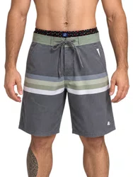 Bermuda De Passeio Masculina Surfly Sublinada Tricolone - Multicores