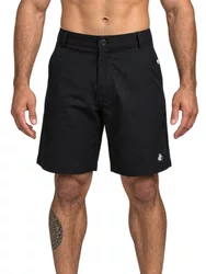 Bermuda De Passeio Masculina Surfly Tricoline - Preto