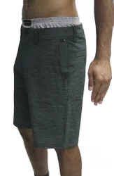 Bermuda De Passeio Masculina Volcom Hibrida Slub Frickil - Verde Mesclado