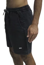 Bermuda De Passeio Masculina Wats Jeans - Preto Estonado