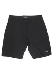 Bermuda De Passeio Quiksilver Hybrid Solid - Preto
