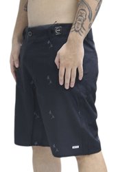 Bermuda De Passeio VLCS Flower Mini - Preto