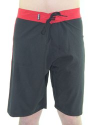 Bermuda Masculina para Banho Hurley Contraste - Vermelho