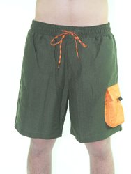 Bermuda Masculina para Passeio Hocks Falcon - Preto/Verde