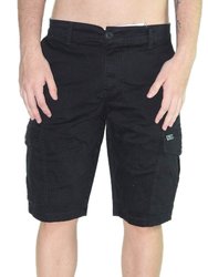 Bermuda Masculina para Passeio LRG Sarja Cargo Rain - Preto