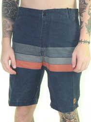Bermuda para Passeio HD Walk - Marinho Mesclado