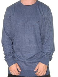 Blusão Masculino Malha Freesurf - Marinho Mesclado