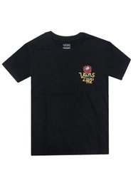 Blusinha Feminina Vans Loves Me Crew Manga Curta Estampada