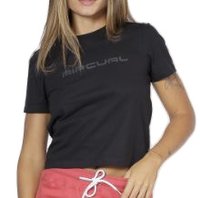 Blusinha Femnina Rip Curl Icons Of Surf Fitted - Preto