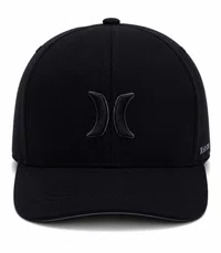 Boné Aba Curva Hurley Block - Preto