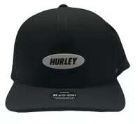 Boné Aba Curva Hurley Fastplate - Preto