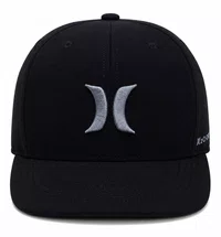 Boné Aba Curva Hurley Icon - Preto