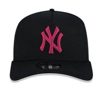 Boné Aba Curva New Era 940 Yankees - Preto