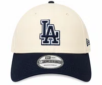 Boné Aba Curva New Era 940Snap Los Angeles Dodgers - Off White/Marinho