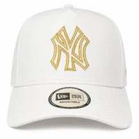 Boné Aba Curva New Era Outline Eframe New York Yankees - Off White