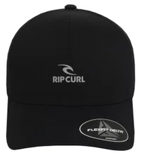 Boné Aba Curva Rip Curl Vaporcool Delta Flexfit - Preto