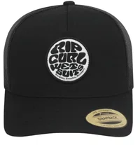 Boné Aba Curva Rip Curl Wetsuit Icon Trucker - Preto