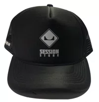 Boné Aba Curva Session Classico Trucker - Preto