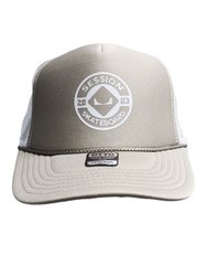 Boné Aba Curva Session Otto Skateboard - Bege/Branco
