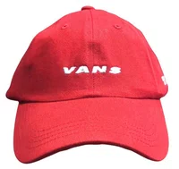 Boné Aba Curva Vans Racing Red - Vermelho
