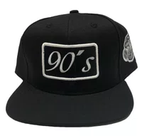 Boné Aba Reta 90's Skateboard Cam - Preto